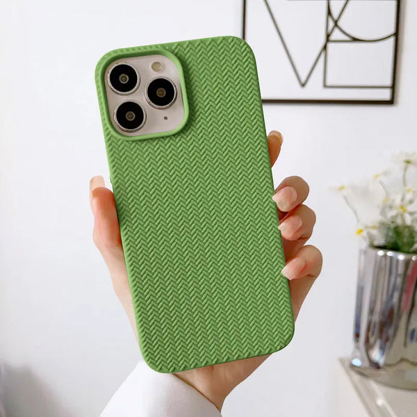 Apple - iPhone 11 Pro Zebana Woven Silikon Kılıf